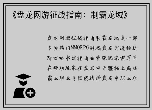 《盘龙网游征战指南：制霸龙域》